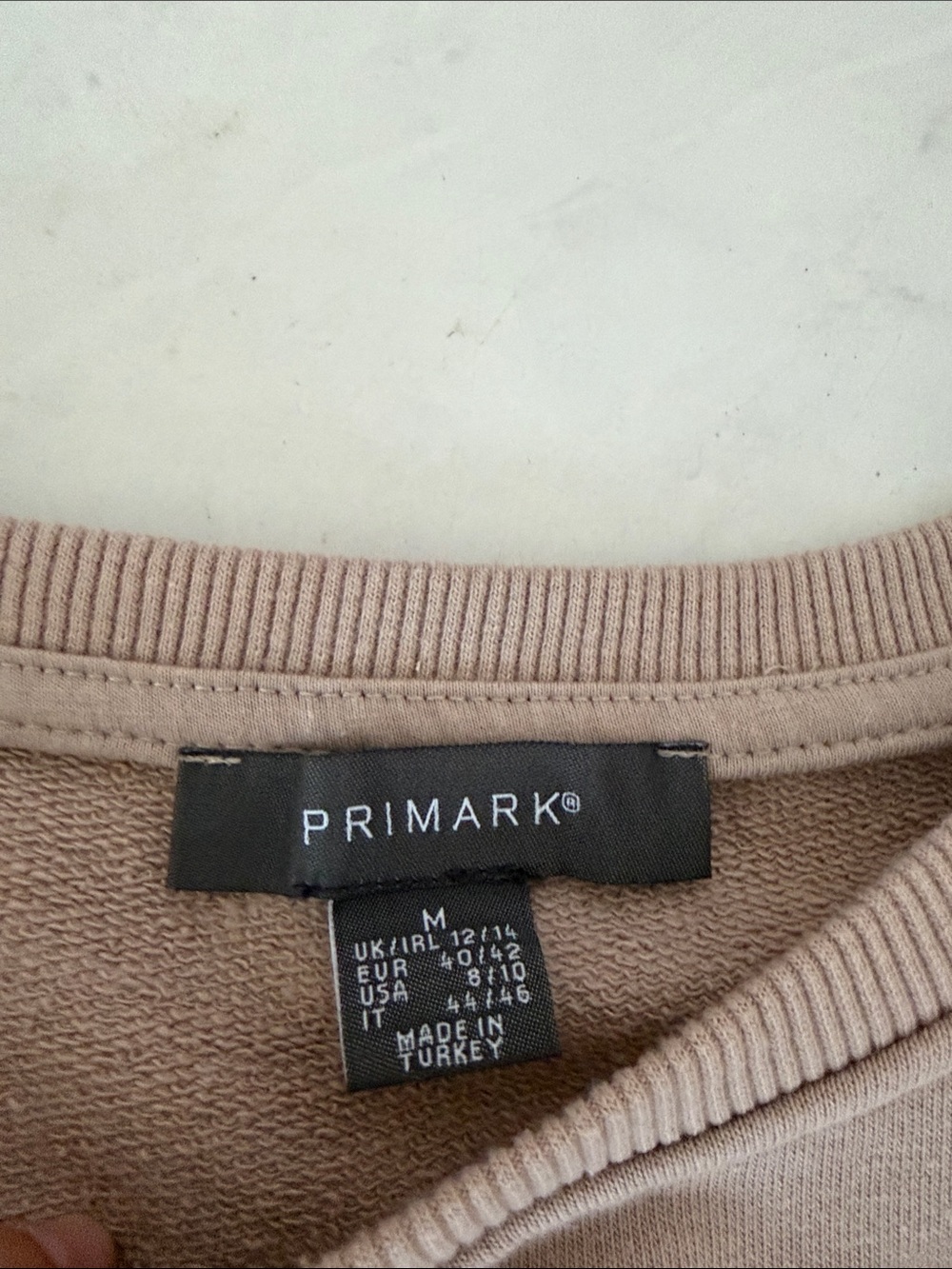 Primark Beige Pleated-Hem Oversized Sweatshirt - Picture 7 of 9